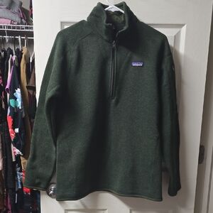 Patagonia Forest Green Fleece Pullover